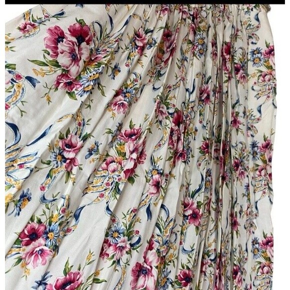 Susan Bristol Skirt Floral Ankle Midi Womens Sz 4 cottagecore Modest Vintage Y2K - Picture 2 of 6